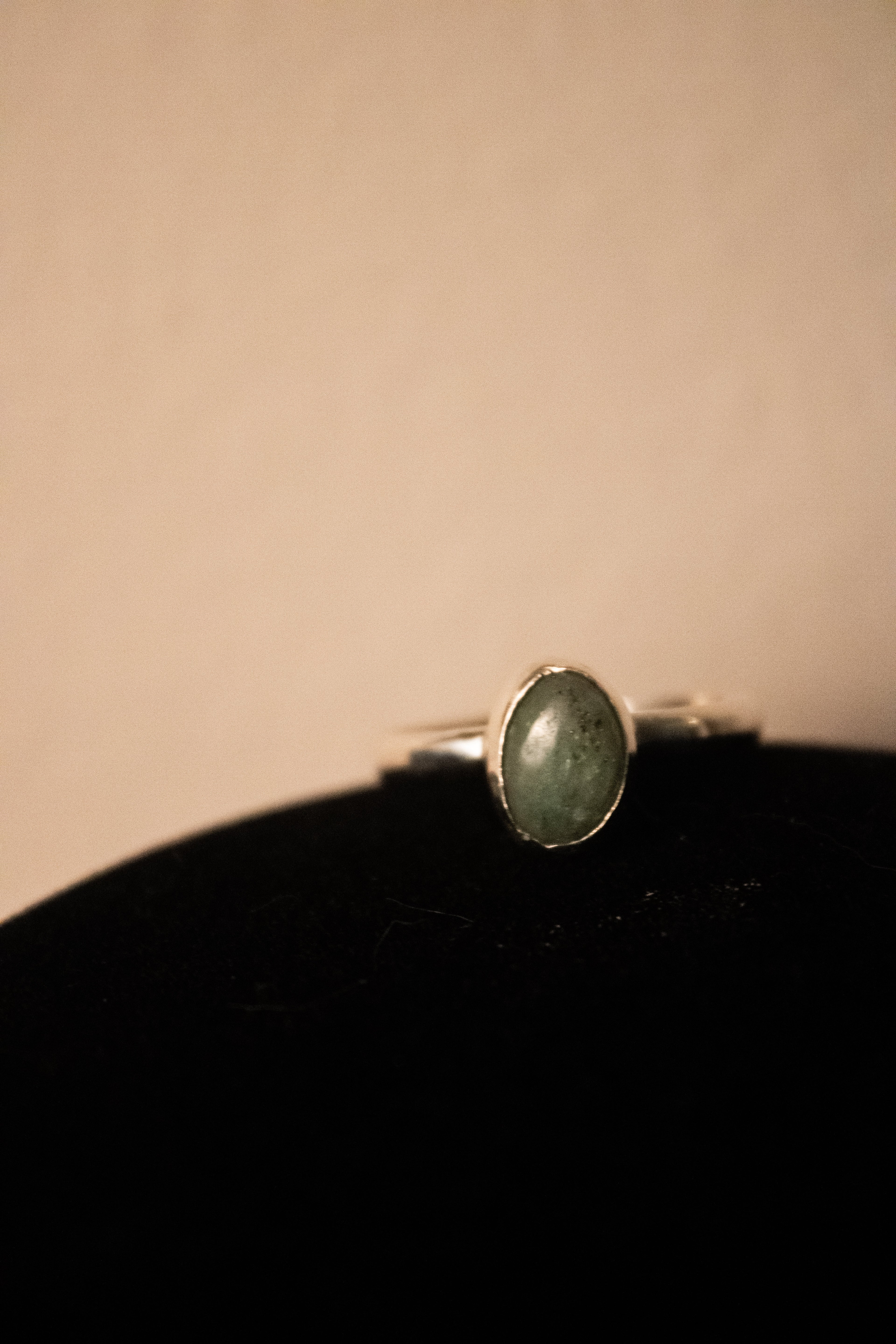 Green Jasper Ring
